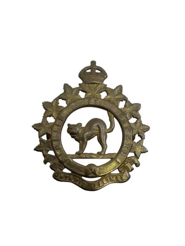 WW2 Canadian Ontario Regiment Cap Badge