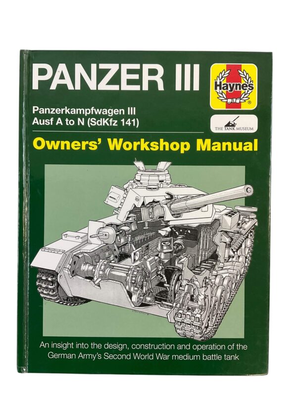 WW2 German Panzer 3 Ausf A to N SdKfz 141 Owner's Workshop Manual Used Hardcover Reference Book