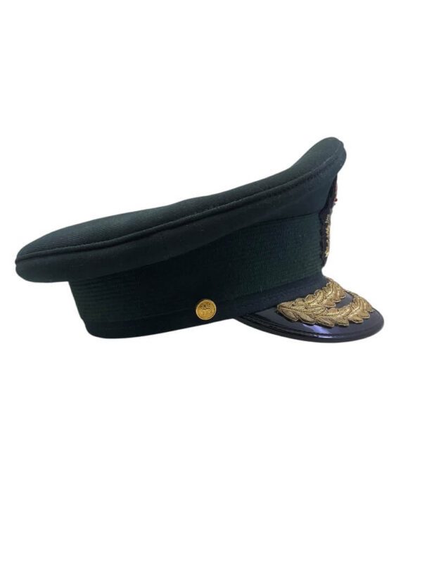 Canadian Forces Generals Peak Cap Hat Size 7 1/4 Missing Chin Strap - Image 3