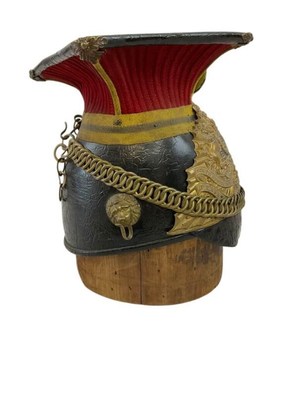 British Victorian 12th Lancers Czapka Helmet - Image 5