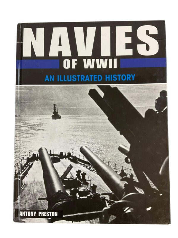 WW2 German US British Navies of WW2 An Illustrated History Used Hardcover Reference Book