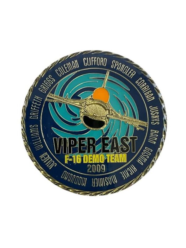 US USAF Heritage Flight Viper East F-16 Demo Team Challenge Coin - Image 2