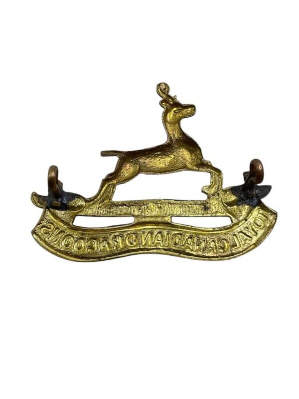 WW2 Canadian Royal Canadian Dragoons Cap Badge - Image 2