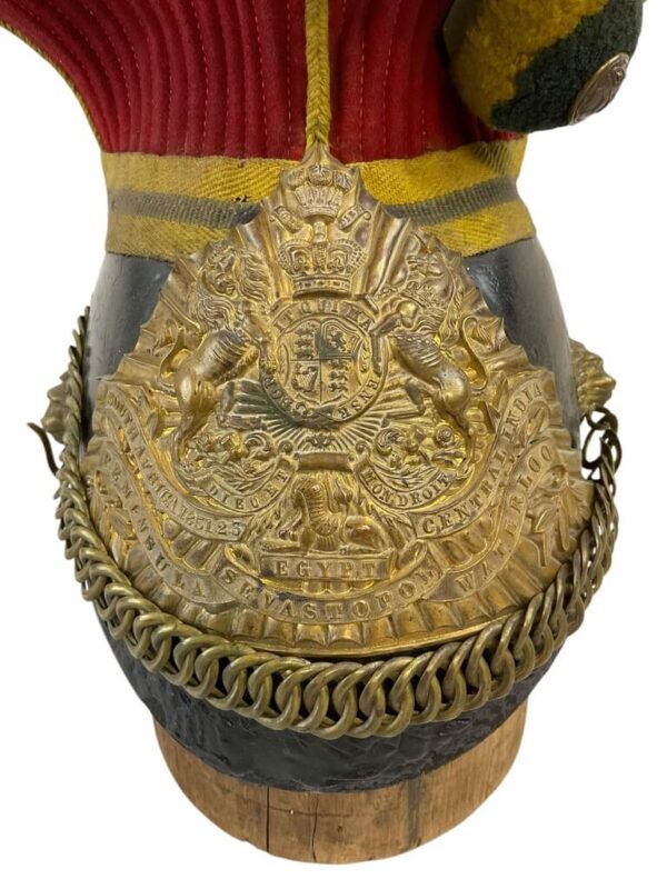 British Victorian 12th Lancers Czapka Helmet - Image 6