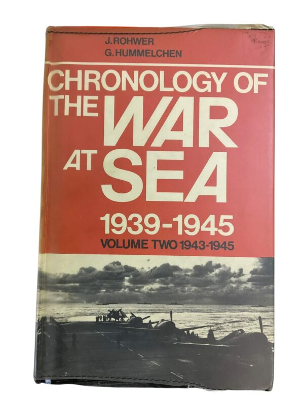 WW2 US British German Chronology Of The War At Sea 1939 to 1945 Vol 2 Used Hardcover Reference Book