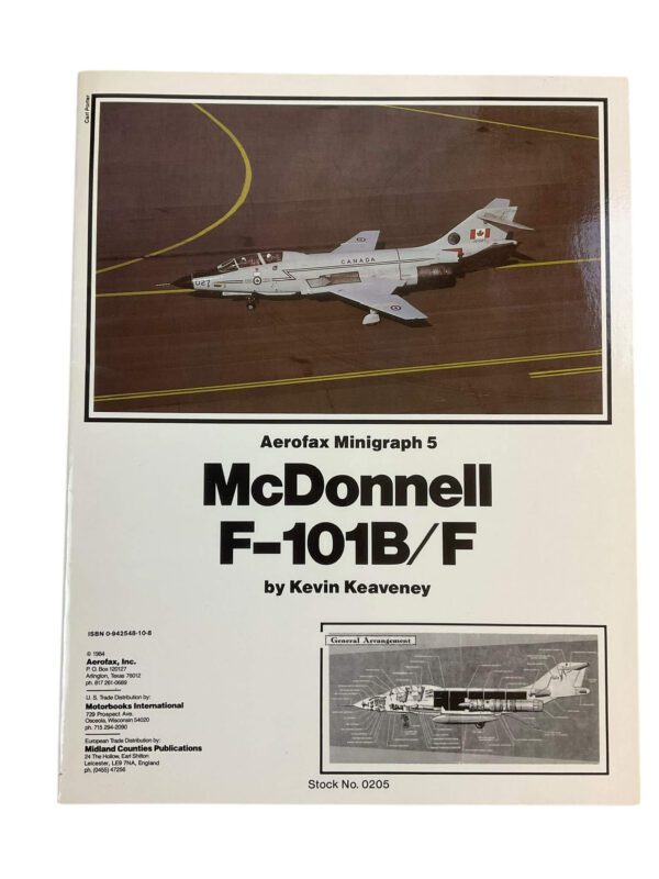 US Canadian Voodoo McDonnell F-101B/F Aerofax Minigraph 5 Used Softcover Reference Book