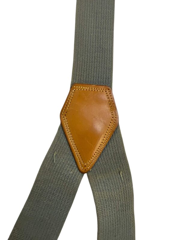 WW2 Canadian RCAF Issue Marked Police Maker Braces Suspenders - Image 3