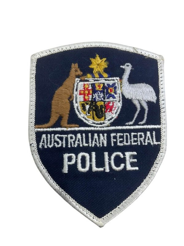 Australian Federal White Border Police Patch