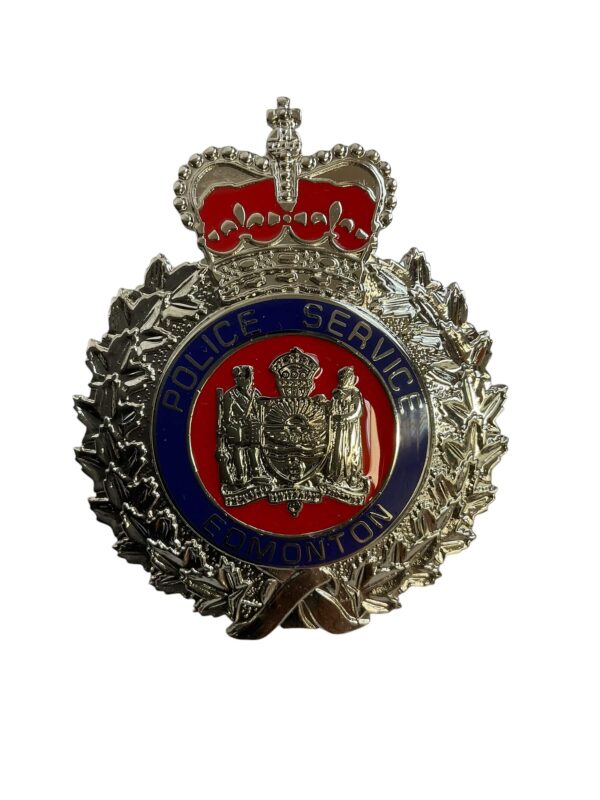 Canadian Edmonton Alberta Police Service Cap Badge