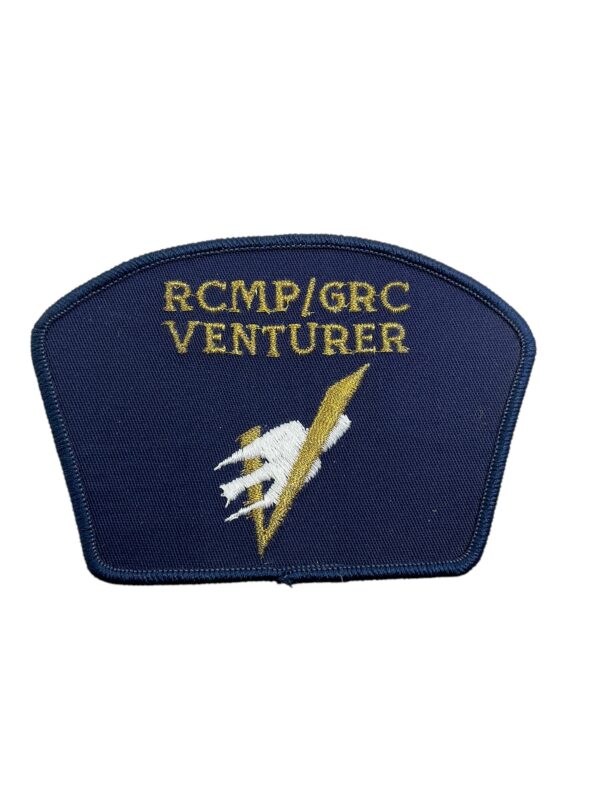 Canadian Royal Canadian Mounted Police RCMP Venturer Blue Border Police Patch