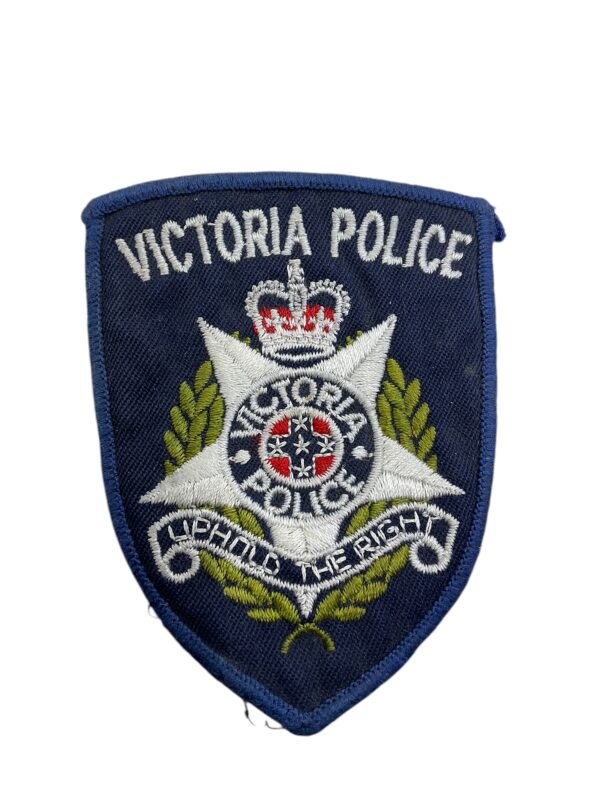 Canadian Victoria British Columbia Blue Border Police Patch 2