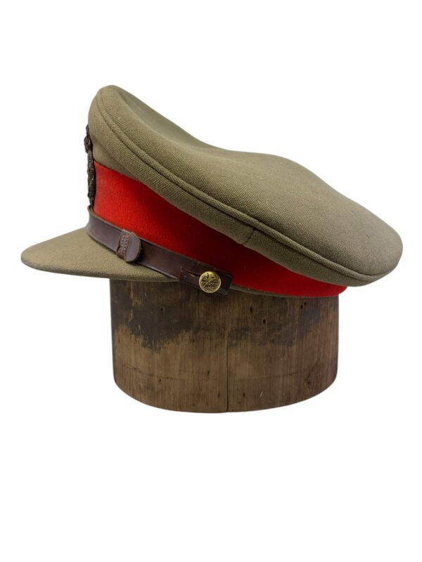 WW2 Canadian General Guy Simonds Khaki Peak Cap Hat