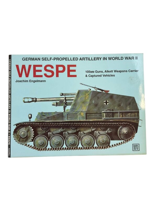 WW2 German Wespe Self-Propelled Artillery Schiffer Vol 61 Used Softcover Reference Book