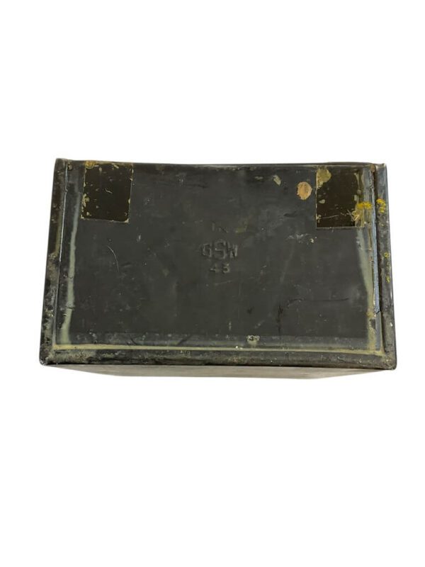 WW2 Canadian Metal Ammo Box 1943 Dated