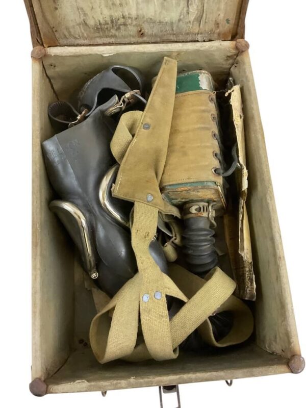 WW2 US Civil Defense Gas Mask In Case