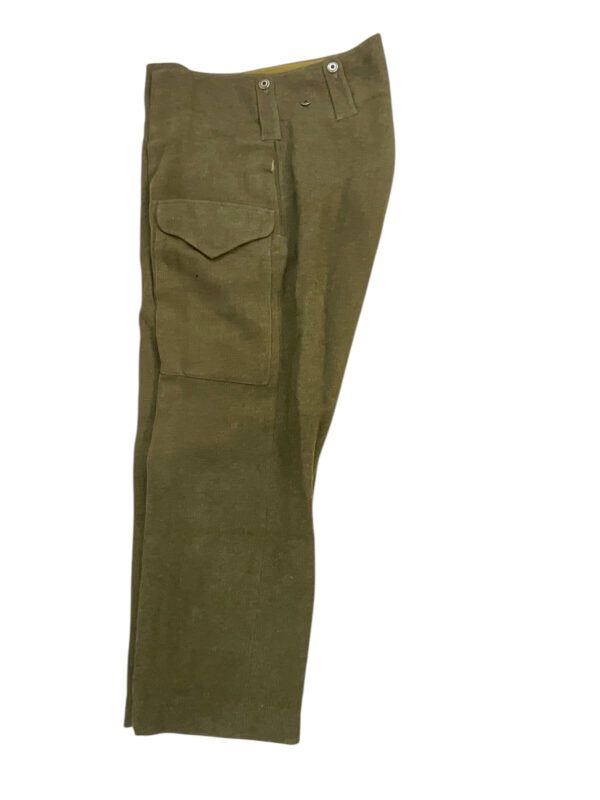 Korean War Era Canadian Wool Battledress Trousers Size 6 33-34 Waist