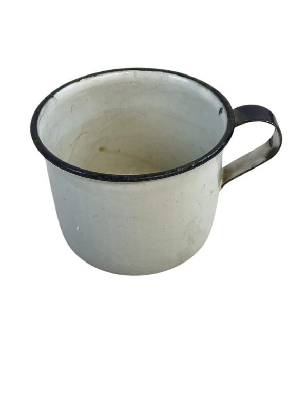 WW2 British Canadian Enameled Steel Cup