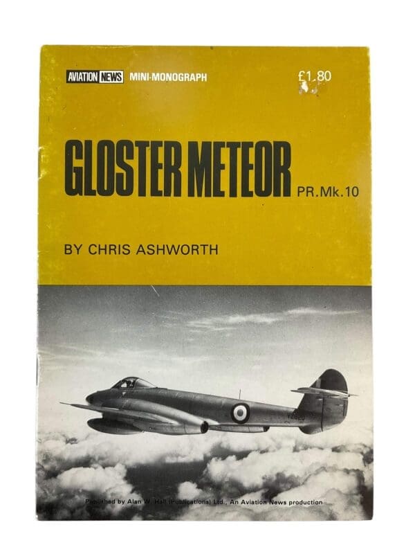British RAF Gloster Meteor PR Mk 10 Aviation News Reference Book