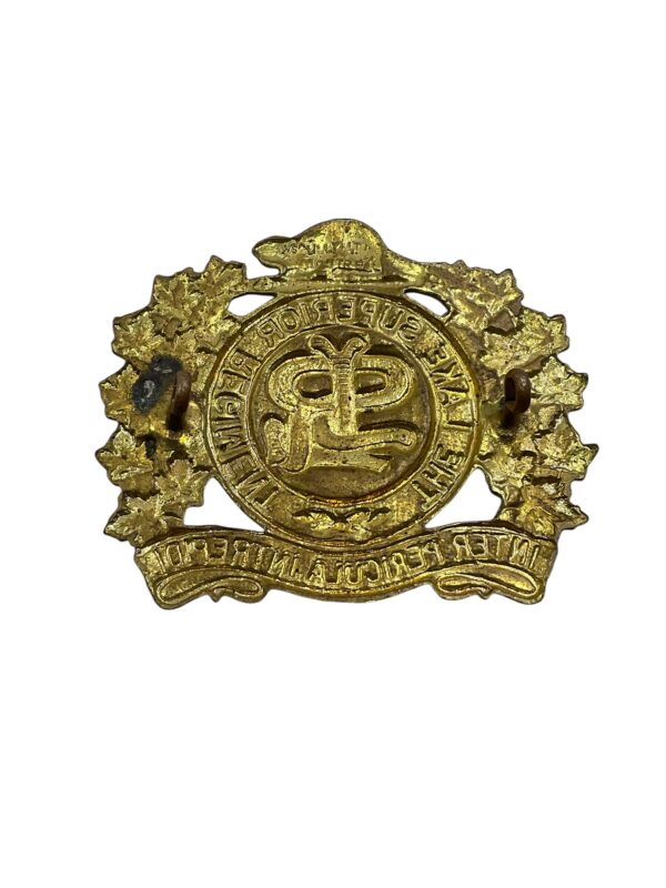 WW2 Canadian The Lake Superior Regiment Cap Badge