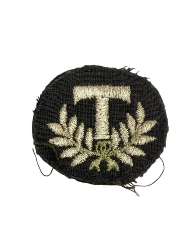 WW2 Canadian Women's Army Corps CWAC T Trade Patch