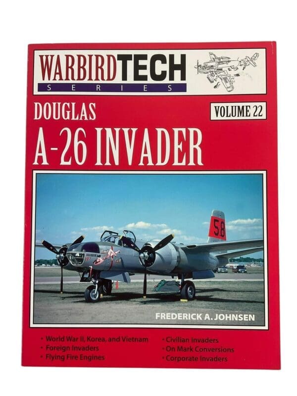 WW2 US USAAF Douglas A-26 Invader Warbird Tech Series Vol 22 Used Softcover Reference Book