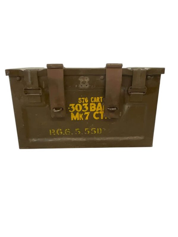 WW2 British 303 Ammo Box with Latches EMPTY