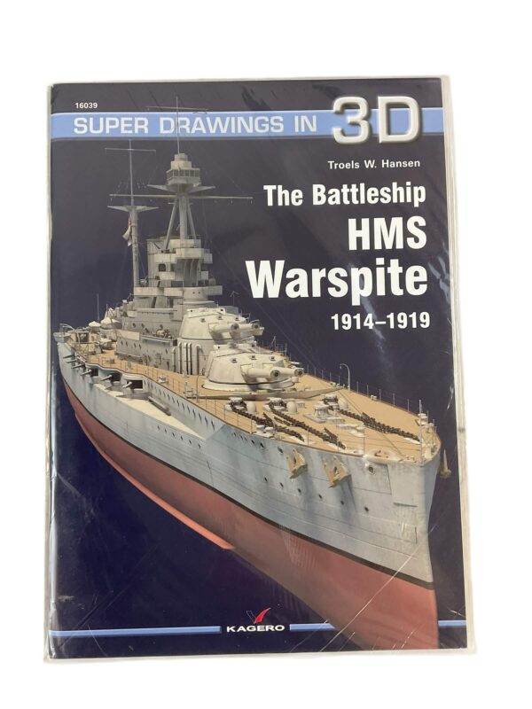 WW1 British RN Navy The Battleship HMS Warspite 1914 to 1919 New Softcover Reference Book