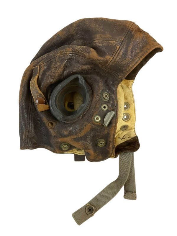 WW2 British Royal Air Force RAF Type C Leather Flying Helmet