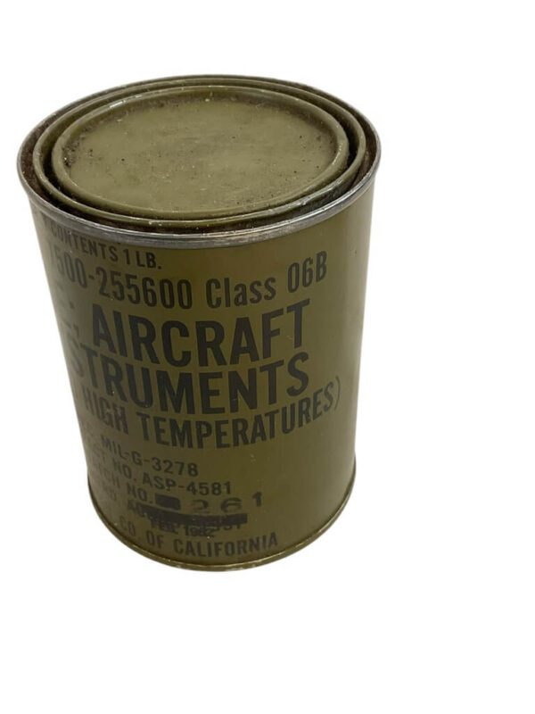 US USAF Grease Aircraft and Instrument For Low and High Temperatures Dated 1951