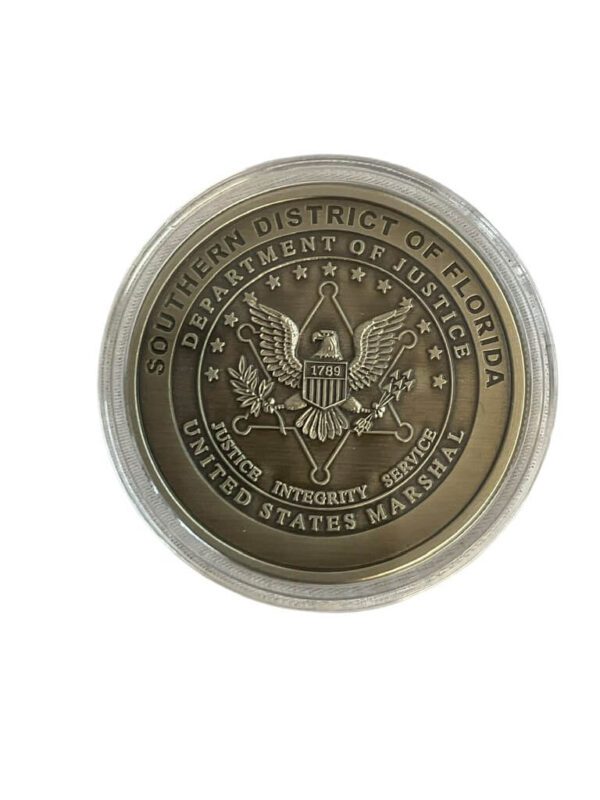 US Marshal District of Florida Challenge Coin