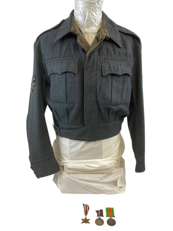 WW2 Canadian RCAF Battle Dress Dated 1944 With Medals