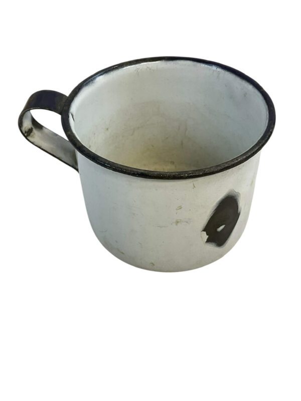 WW2 British Canadian Enameled Steel Cup - Image 2