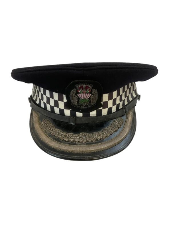 1950s Scottish National Police Senior Officer Cap Size 55-56