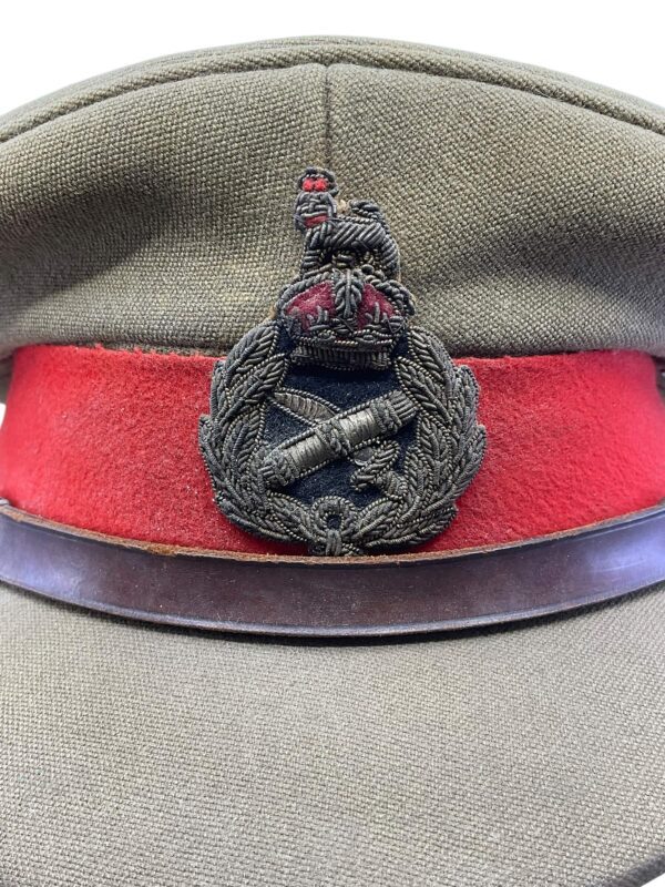 WW2 Canadian General Guy Simonds Khaki Peak Cap Hat