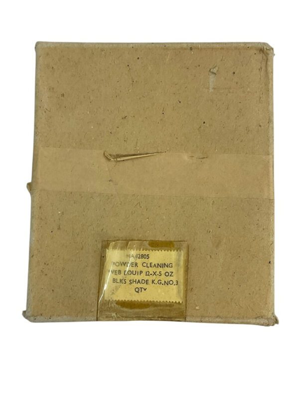 WW2 British Army Blanco Web Cleaner In Box