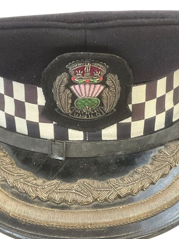 1950s Scottish National Police Senior Officer Cap Size 55-56