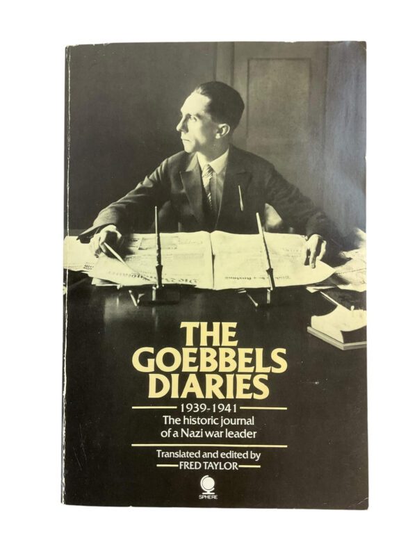 WW2 German The Goebbels Diaries 1939 to 1941 Used Softcover Reference Book