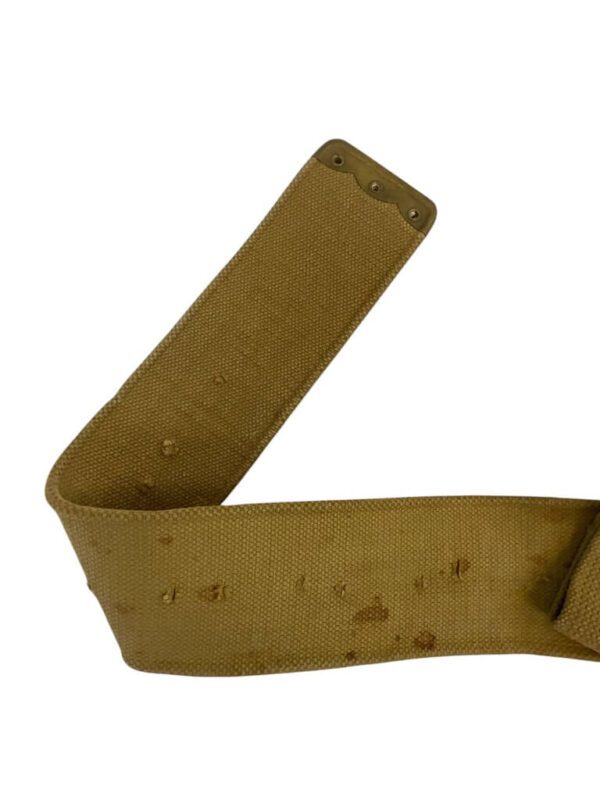 WW1 British BEF P08 Web Belt Size Medium Dated 1916