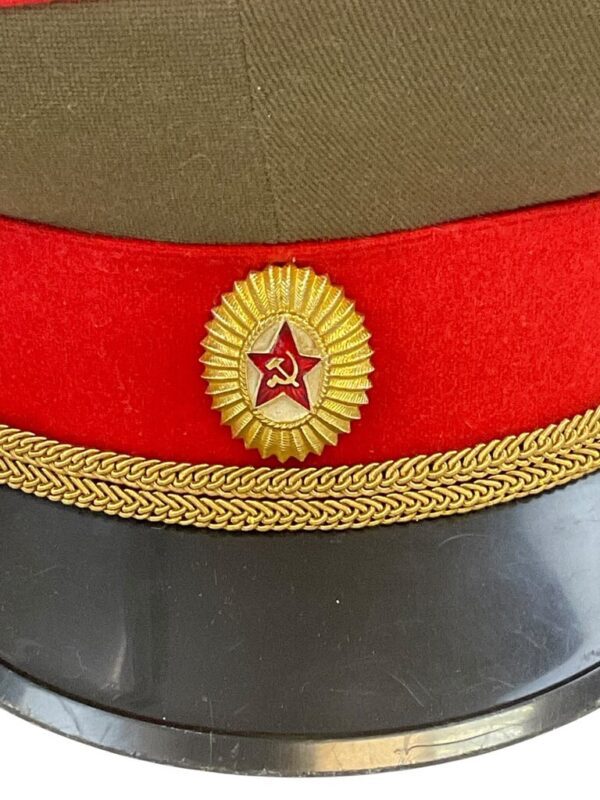 Russian Soviet Officers Peak Cap Hat Size 7 1/4