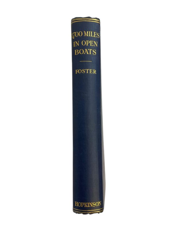 WW1 British 1700 Miles In Open Boats Used Hardcover Reference Book