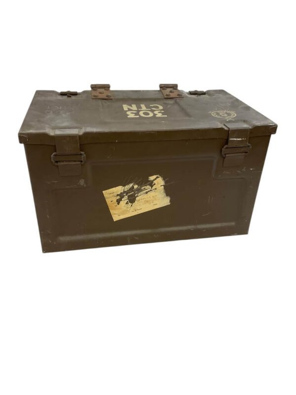 WW2 British 303 Ammo Box with Latches EMPTY