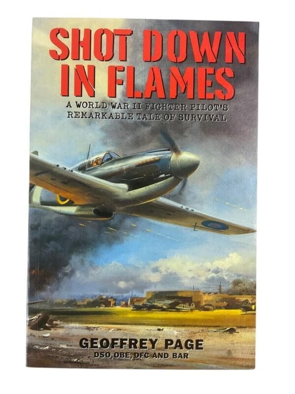 WW2 British RAF Guinea Pig Shot Down in Flames Fighter Pilot SC Reference Book