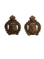 Canadian 21st Alberta Horse Collars Insignia Pair