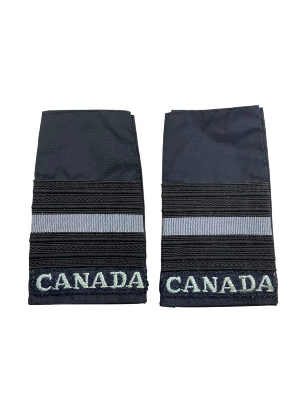 Canadian RCAF Air Commodore Raincoat Slip-On Rank Pair