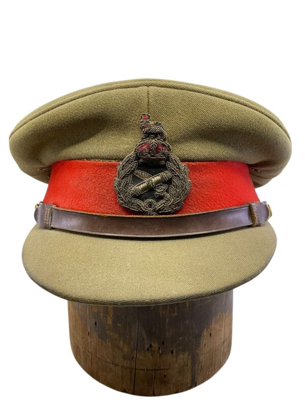 WW2 Canadian General Guy Simonds Khaki Peak Cap Hat