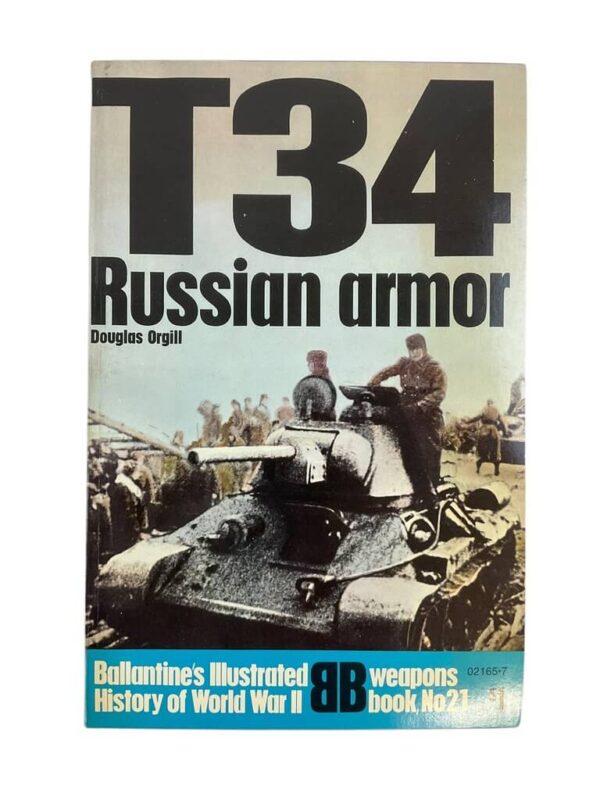 WW2 Russian Soviet T34 Russian Armour Ballantines No 21 Used Softcover Reference Book