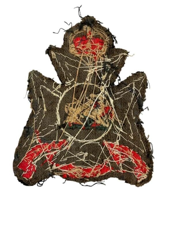 WW2 Royal Rhodesia Regiment Bullion Wire Blazer Crest Patch Vintage