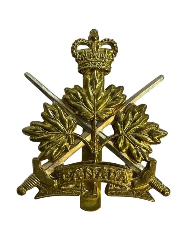 Canadian Forces General Service Queen's Crown Cap Badge