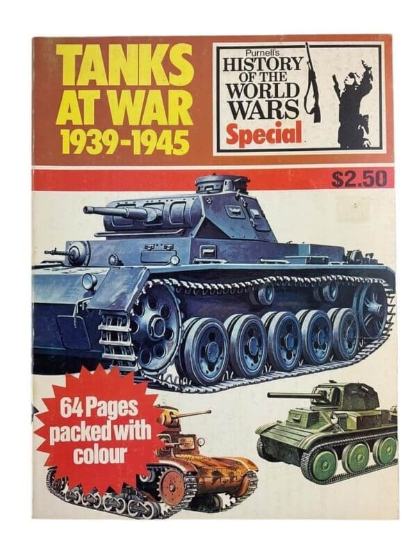 WW2 German US Russian Tanks at War 1939 to 45 Purnells SC Reference Book
