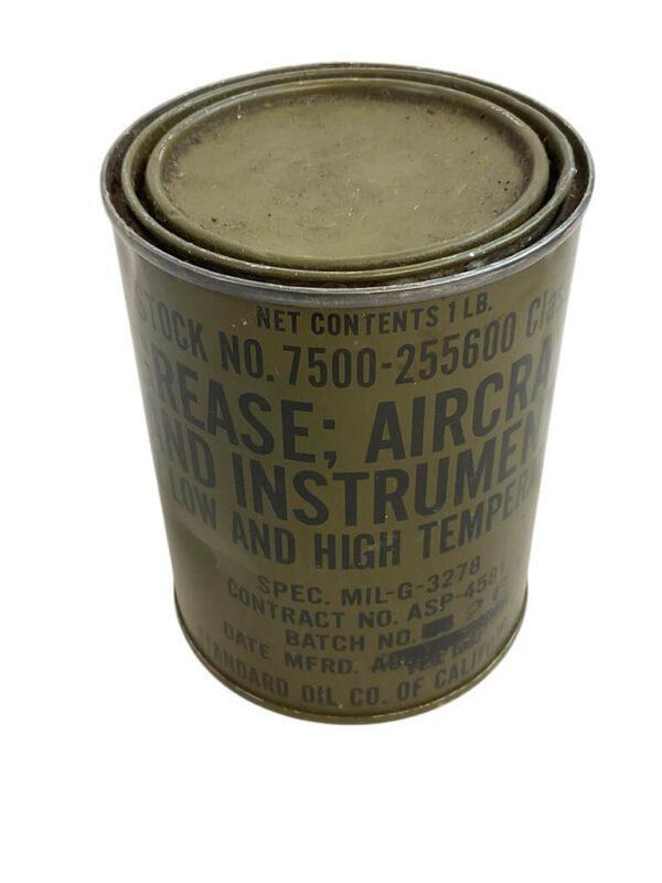 US USAF Grease Aircraft and Instrument For Low and High Temperatures Dated 1951